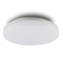 Outdoor LED ceiling / wall luminaire IP54, 24W, ColorSwitch 3000K|4000K, 2700lm 120�, white, with HF motion sensor
