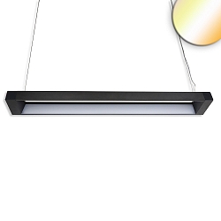 Hangarmatuur FRAME CCT Switch IP40, mat, zwart 