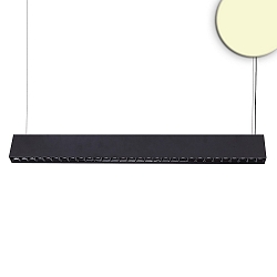 Hangarmatuur Raster Up+Down up down, voor BAP IP20, zwart dimbaar