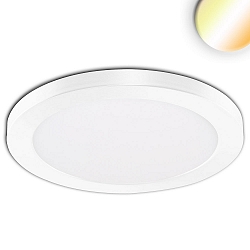 Opbouw-/inbouwarmatuur Slim Flex IP44, wit 