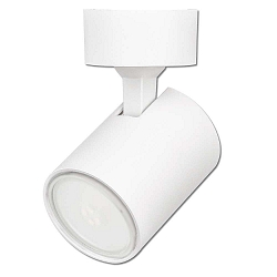Wand- en plafondarmatuur draaibaar GU10 IP20, wit mat dimbaar