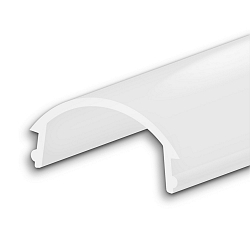Accessory for profile LOOP13 - cover COVER39, opal / satined, 200cm