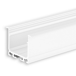 LED recessed / surface mount profile DIVE24, aluminium, 200cm