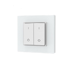 Sys-Pro surface mounting touch remote, incl. battery, 2 Zonen, SingleColor dimming