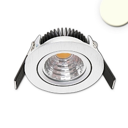 Recessed LED luminaire Sys68 MiniAMP, IP52, � 8.3cm, 24V DC, CRi >92, swivelling 30�, dimmable, 5W 3000K 500lm 60�