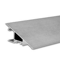 LED surface mount profile HIDE TRIANGLE, wedge shape, indirect lightbeam, aluminium, 200cm, anodized aluminium