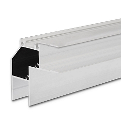 LED corner profile HIDE ANGLE, for 2 LED strips, 2x indirect (90�), aluminium, 200cm, white RAL 9003