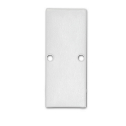 Accessory for profile HIDE DOUBLE - aluminium endcap EC90 incl. screws, white RAL 9003