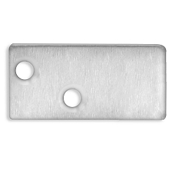 Eindkap FURNIT6 D / S, aluminium
