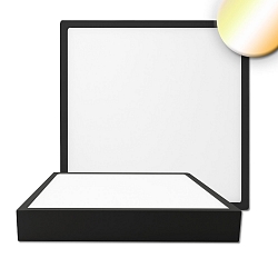 ceiling luminaire PRO 300MM square, CCT Switch IP20, black dimmable