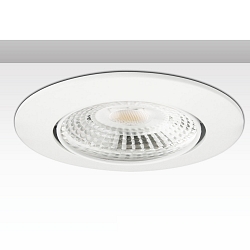 Inbouwframe ION DN87 ROUND rond, draaibaar, wit