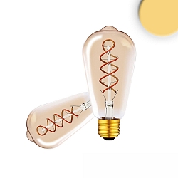 Lichtbron Edison peervorm VINTAGE LINE EDISONBULB ST64 schakelbaar ST64 E27 3,8W 200lm 2200K 360� CRI >90 