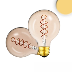 Lichtbron filament globe VINTAGE LINE ROUNDBULB 95 schakelbaar G95 E27 4W 200lm 2200K 360� CRI 85 