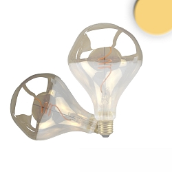 Lichtbron filament globe VINTAGE LINE ROUNDBULB A125 UNREGULAR schakelbaar G125 E27 4W 120lm 2200K 360� CRI 85 