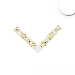 Hoekverbinder MINI AMP FLEX 24V met verlichting, wit