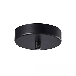 Baldakijn INFINITY ROUND BLACK 5 5-voudig, rond, zonder lamphouder, zwart