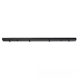 Baldakijn INFINITY LONG BLACK 4 4-voudig, lang, zonder lamphouder, zwart
