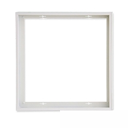 Opbouwframe PANEL BACKLIGHT / UGR<19 RASTER LINE 600 voor BAP, wit