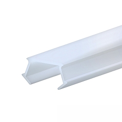 toebehoren Profiel omslag COVER54 TRANSPARENT, transparant 200cm