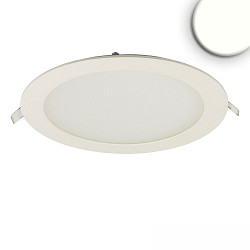 Downlight plat, rond, verblindingsvermindering IP42, wit dimbaar