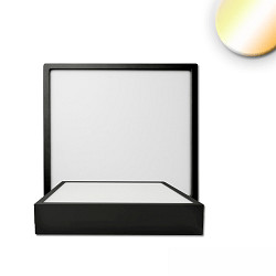 Plafondarmatuur PRO 120MM hoekig, CCT Switch IP20, zwart dimbaar