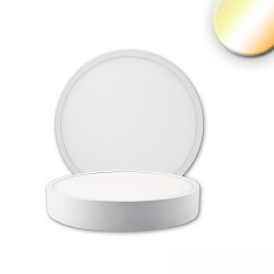 Plafondarmatuur PRO 120MM rond, CCT Switch IP20, wit dimbaar