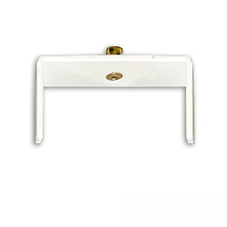 3-fase geleiderail plafondklem S1, wit