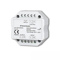 Uit / omschakelaar SYS-PRO RF SMART SWITCH + ZIGBEE 3.0 PUSH ZigBee aanstuurbaar, schakelbaar, Analoge 0-10V dimuitgang