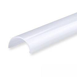 Afdekking COVER26 (T5/T8 EXCHANGE MODULE) - 85CM lang, halfrond, opaal, gesatineerd