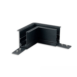 Hoekverbinder CORNER 90� HORIZONTAL - TRACK48 RECESSED ge�soleerd, mechanisch, horizontaal, zwart