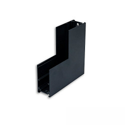 Hoekverbinder TRACK48 SURFACE ge�soleerd, mechanisch, verticaal, zwart