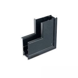 Hoekverbinder VERTICAL - TRACK48 RECESSED ge�soleerd, mechanisch, verticaal, zwart
