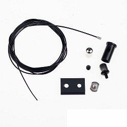 toebehoren Touwophanging TRACK48 SURFACE (FLAT) set van 2, zwart