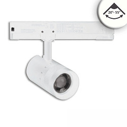 3-fase spot 12W - 20�-55� (DALI) stijf, DALI aanstuurbaar, focusseerbaar IP20, dimbaar
