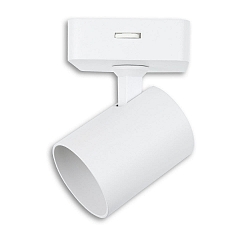 Wand- en plafondarmatuur GU10 SINGLE draaibaar, met schakelaar GU10 IP20, wit