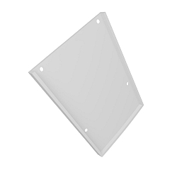 Eindkap EC113 (LAMP30 V1+V2 / U-COVER63) set van 2, wit