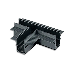 T-connector HORIZONTAL- TRACK48 DRYWALL ge�soleerd, mechanisch, horizontaal, zwart