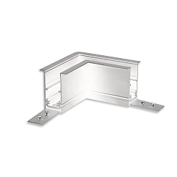Hoekverbinder CORNER 90� HORIZONTAL - TRACK48 RECESSED ge�soleerd, mechanisch, horizontaal, wit