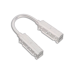 Flex connector TRACK48 - FLEXIBLE 180� DALI aanstuurbaar, 4-polig, instelbaar, universeel, wit