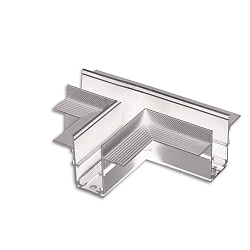 T-connector HORIZONTAL- TRACK48 DRYWALL ge�soleerd, mechanisch, horizontaal, wit