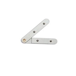 Profiel connector Z53 2 stuks, flexibel, zilver