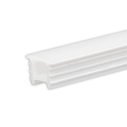 accessories profile cover FLEX-COVER10 TWIST+BEND, opal, white 2000cm