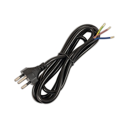 Aansluitleiding met stekker H05VV-F3G0,75mm� Zwitserse versie, zwart