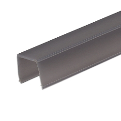 Afdekking TRACK48 FLAT SURFACE - 25��% TRANSMISSION plat, zwart mat