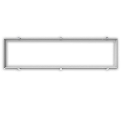 Inbouwframe LED PANEL 308x1550, wit