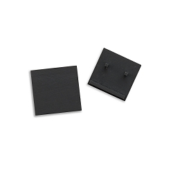 Eindkap TRACK48 FLAT H25 2 stuks, met omslag, zwart