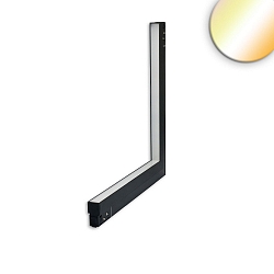 Hoeklamp op rail TRACK48 verticaal IP20, zwart dimbaar