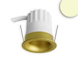 Inbouwspot BACK32 rond, set terug IP20, goud dimbaar