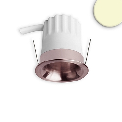 Inbouwspot BACK32 rond, set terug IP20, ros�goud dimbaar