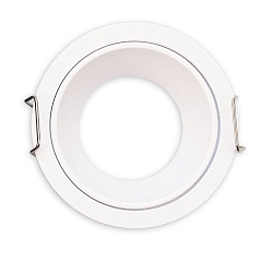Inbouwframe MR11/GU10 MINI SPOT rond, wit